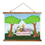 Animals Wall Hanging Tapestry - Wide (Personalized)