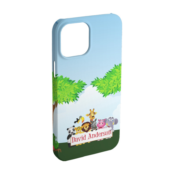 Custom Animals iPhone Case - Plastic - iPhone 15 Pro (Personalized)