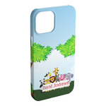 Animals iPhone Case - Plastic - iPhone 15 Pro Max (Personalized)