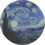 The Starry Night (Van Gogh 1889) Multipurpose Round Labels - 1"