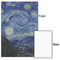 The Starry Night (Van Gogh 1889) 24x36 - Matte Poster - Front & Back