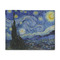 The Starry Night (Van Gogh 1889) 8'x10' Patio Rug - Front/Main