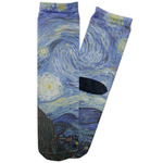 The Starry Night (Van Gogh 1889) Adult Crew Socks