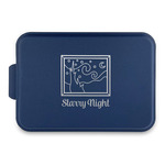 The Starry Night (Van Gogh 1889) Aluminum Baking Pan with Navy Lid