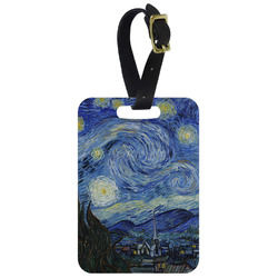 The Starry Night (Van Gogh 1889) Metal Luggage Tag