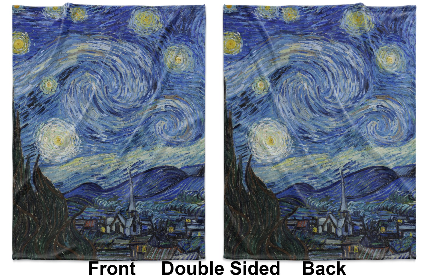 Starry night baby online blanket