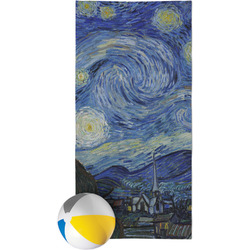 The Starry Night (Van Gogh 1889) Beach Towel