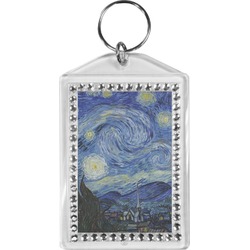 The Starry Night (Van Gogh 1889) Bling Keychain