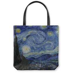 The Starry Night (Van Gogh 1889) Canvas Tote Bag - Medium - 16"x16"