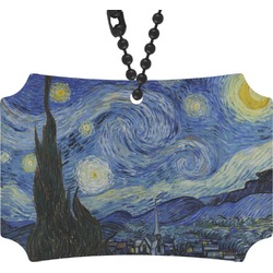 The Starry Night (Van Gogh 1889) Rear View Mirror Ornament