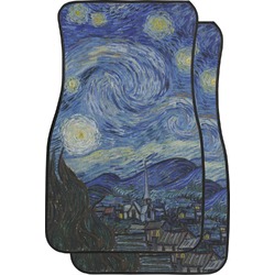 The Starry Night (Van Gogh 1889) Car Floor Mats (Front Seat)
