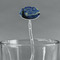 The Starry Night (Van Gogh 1889) Clear Plastic 7" Stir Stick - Oval - Main