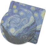 The Starry Night (Van Gogh 1889) Rubber Backed Coaster