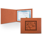 The Starry Night (Van Gogh 1889) Leatherette Certificate Holder - Front