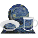 The Starry Night (Van Gogh 1889) Dinner Set - Single 4 Pc Setting