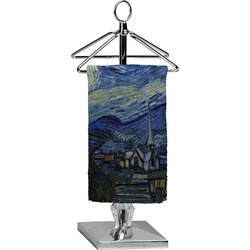 The Starry Night (Van Gogh 1889) Finger Tip Towel - Full Print