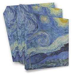 The Starry Night (Van Gogh 1889) 3 Ring Binder - Full Wrap