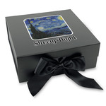 The Starry Night (Van Gogh 1889) Gift Box with Magnetic Lid - Black