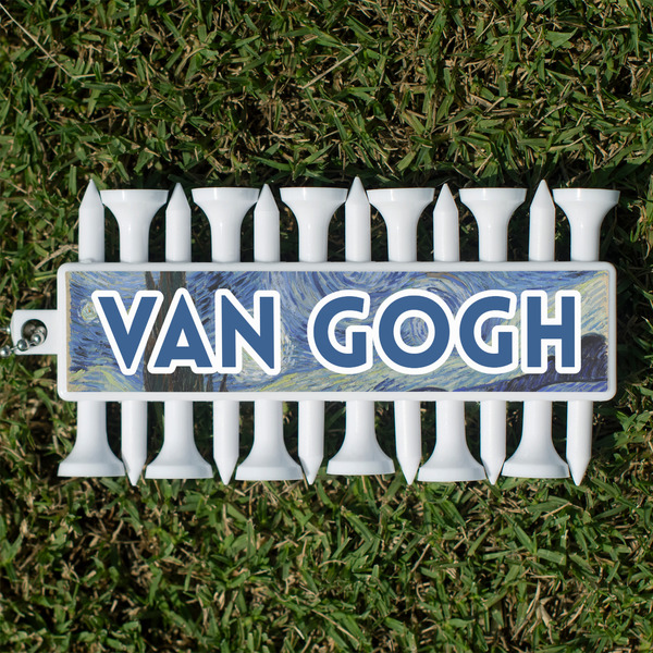 Custom The Starry Night (Van Gogh 1889) Golf Tees & Ball Markers Set