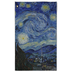 The Starry Night (Van Gogh 1889) Golf Towel - Poly-Cotton Blend - Large
