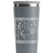 The Starry Night (Van Gogh 1889) Grey RTIC Everyday Tumbler - 28 oz. - Close Up