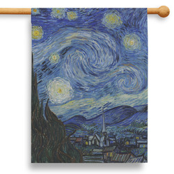 The Starry Night (Van Gogh 1889) 28" House Flag - Double Sided