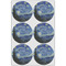 The Starry Night (Van Gogh 1889) Icing Circle - Large - Set of 6