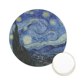 The Starry Night (Van Gogh 1889) Printed Cookie Topper - 2.15"