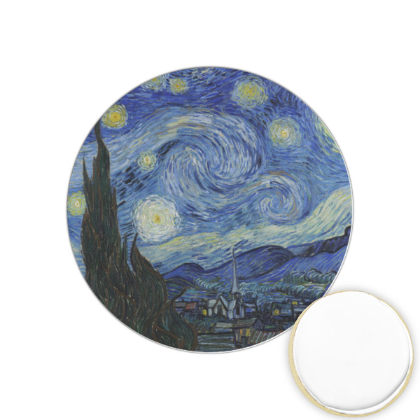 Custom The Starry Night (Van Gogh 1889) Printed Cookie Topper - 1.25"