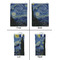 The Starry Night (Van Gogh 1889) Jewelry Gift Bag - Gloss - Approval