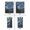 The Starry Night (Van Gogh 1889) Jewelry Gift Bag - Matte - Approval