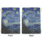 The Starry Night (Van Gogh 1889) Large Laundry Bag - Front & Back View