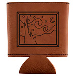 The Starry Night (Van Gogh 1889) Leatherette Can Sleeve