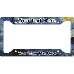 The Starry Night (Van Gogh 1889) License Plate Frame