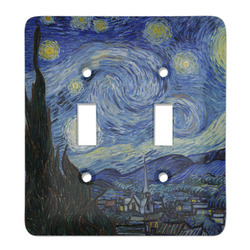 The Starry Night (Van Gogh 1889) Light Switch Cover (2 Toggle Plate)