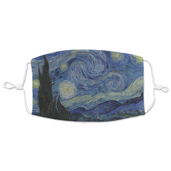 The Starry Night (Van Gogh 1889) Adult Cloth Face Mask - XLarge