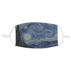 The Starry Night (Van Gogh 1889) Adult Cloth Face Mask - Standard
