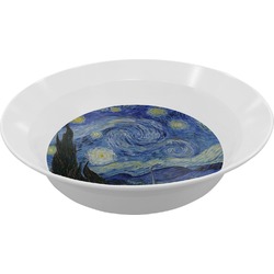 The Starry Night (Van Gogh 1889) Melamine Bowl
