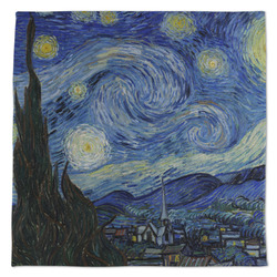 The Starry Night (Van Gogh 1889) Microfiber Dish Towel