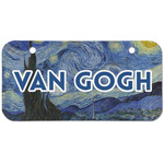 The Starry Night (Van Gogh 1889) Mini/Bicycle License Plate (2 Holes)