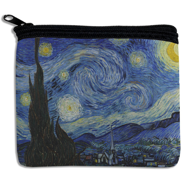 Custom The Starry Night (Van Gogh 1889) Rectangular Coin Purse