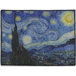 The Starry Night (Van Gogh 1889) Door Mat