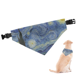 The Starry Night (Van Gogh 1889) Dog Bandana - Large