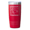 The Starry Night (Van Gogh 1889) Red Polar Camel Tumbler - 20oz - Single Sided - Approval