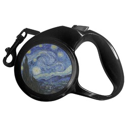 The Starry Night (Van Gogh 1889) Retractable Dog Leash - Large