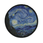 The Starry Night (Van Gogh 1889) Iron On Round Patch