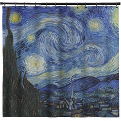 The Starry Night (Van Gogh 1889) Shower Curtain - 71" x 74"