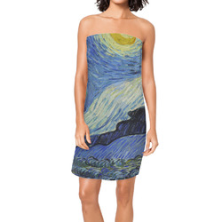 The Starry Night (Van Gogh 1889) Spa / Bath Wrap