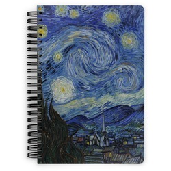 The Starry Night (Van Gogh 1889) Spiral Notebook - 7x10