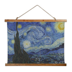 The Starry Night (Van Gogh 1889) Wall Hanging Tapestry - Wide